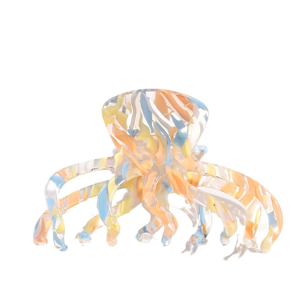 Octopus Acetate Hair Claw - Colorful Fashion Clip_CWAHA2211