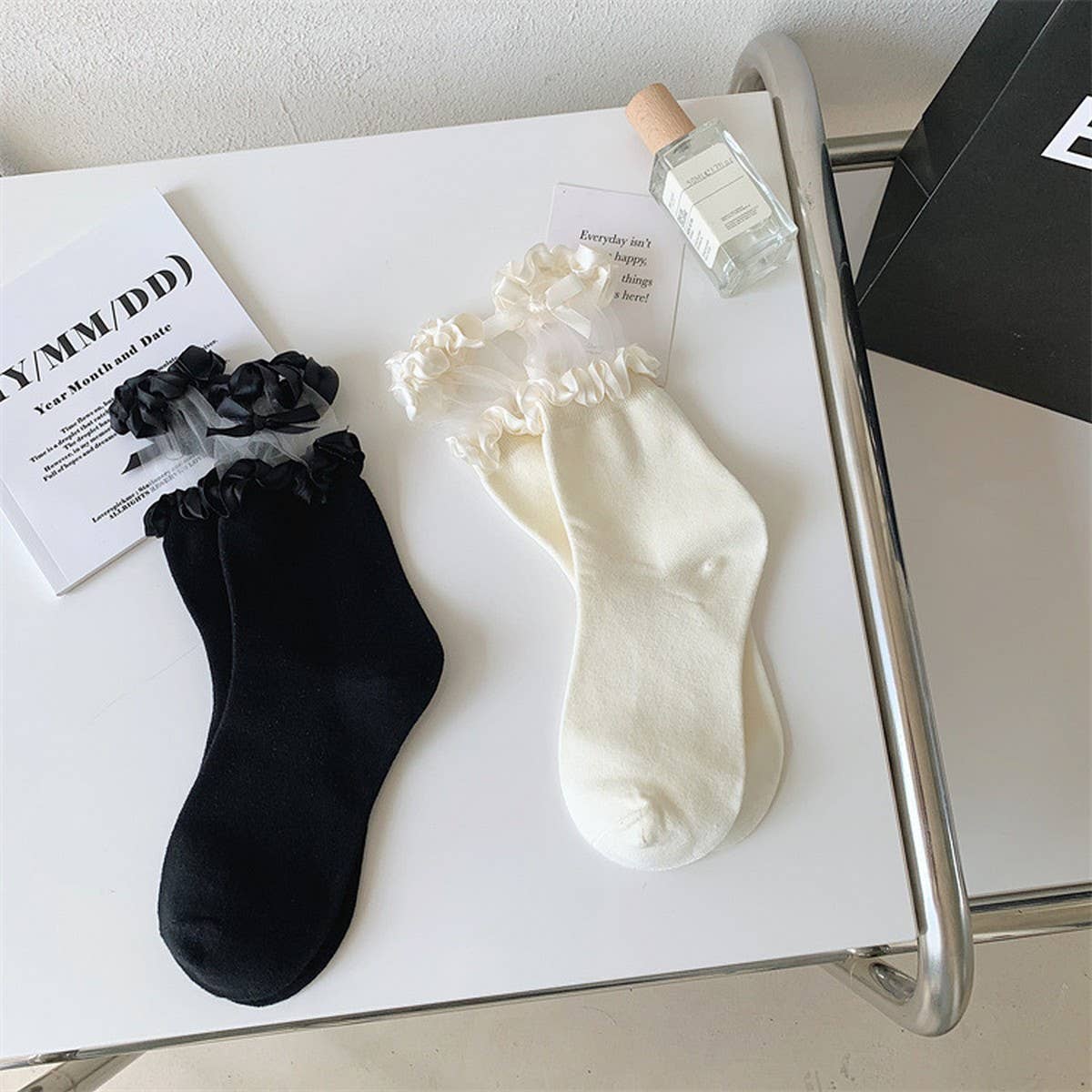 SUMMER THIN GLASS SILK LACE SOCKS LOLITA SEXY SOCKS