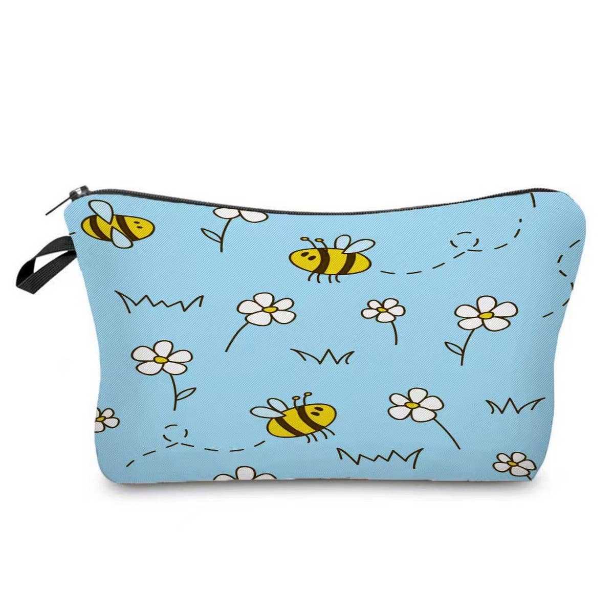 CUTE HARD-WORKING BEE PRINTED COSMETIC BAG_CWAB2269