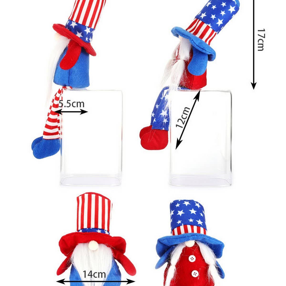 CWMM9498_INDEPENDENCE DAY LONG LEGS FACELESS DOLL GIFT