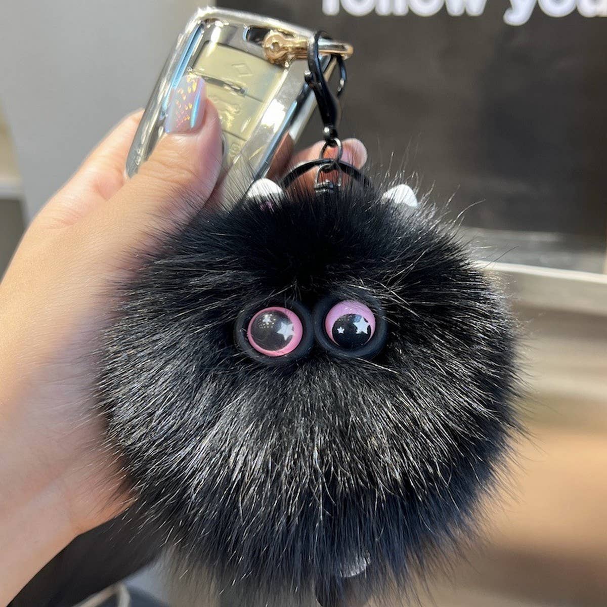 CWMM10411_CUTE CAT KEYCHAIN  BAG CHARM GIFT