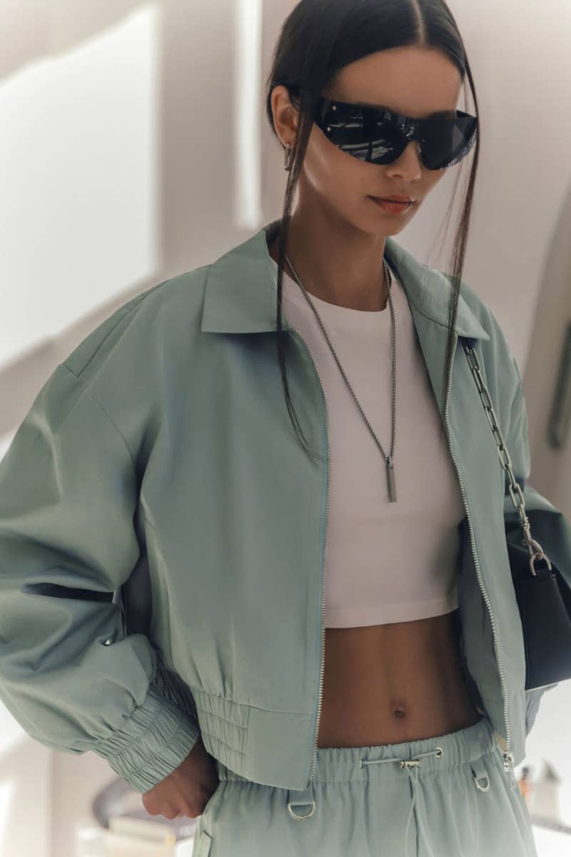 CWOJA1047_FALL TREND PERSONALIZED LAPEL JACKET TOPS