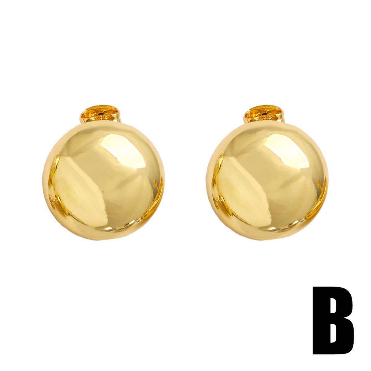 VERSATILE RETRO GOLD PLATED EARRINGS