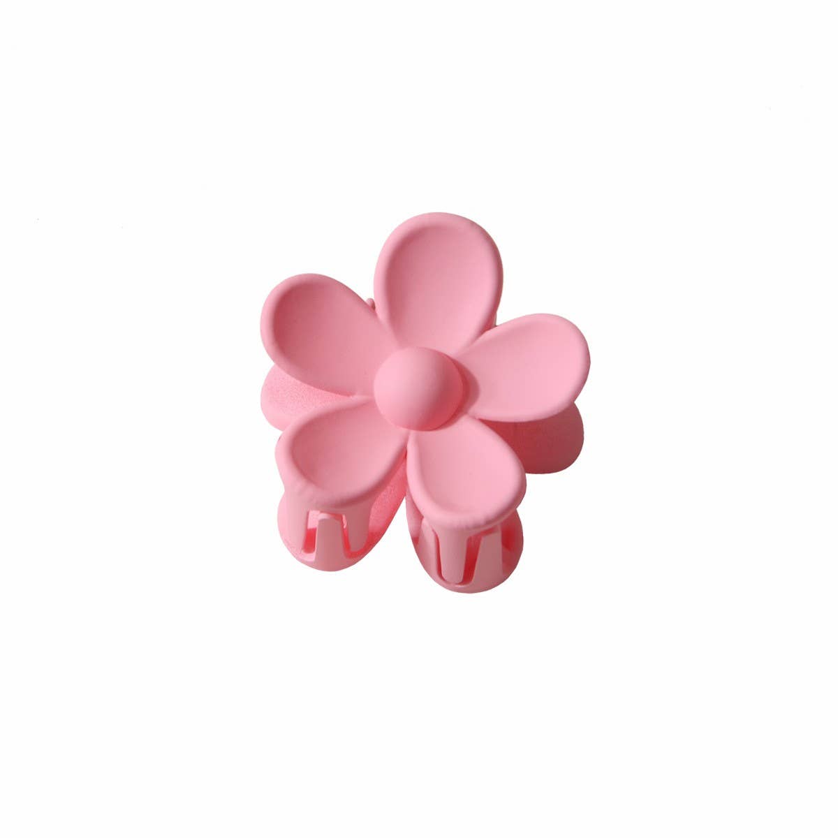 Mini Matte Flower Hair Claw Clip ? Cute Side Clip