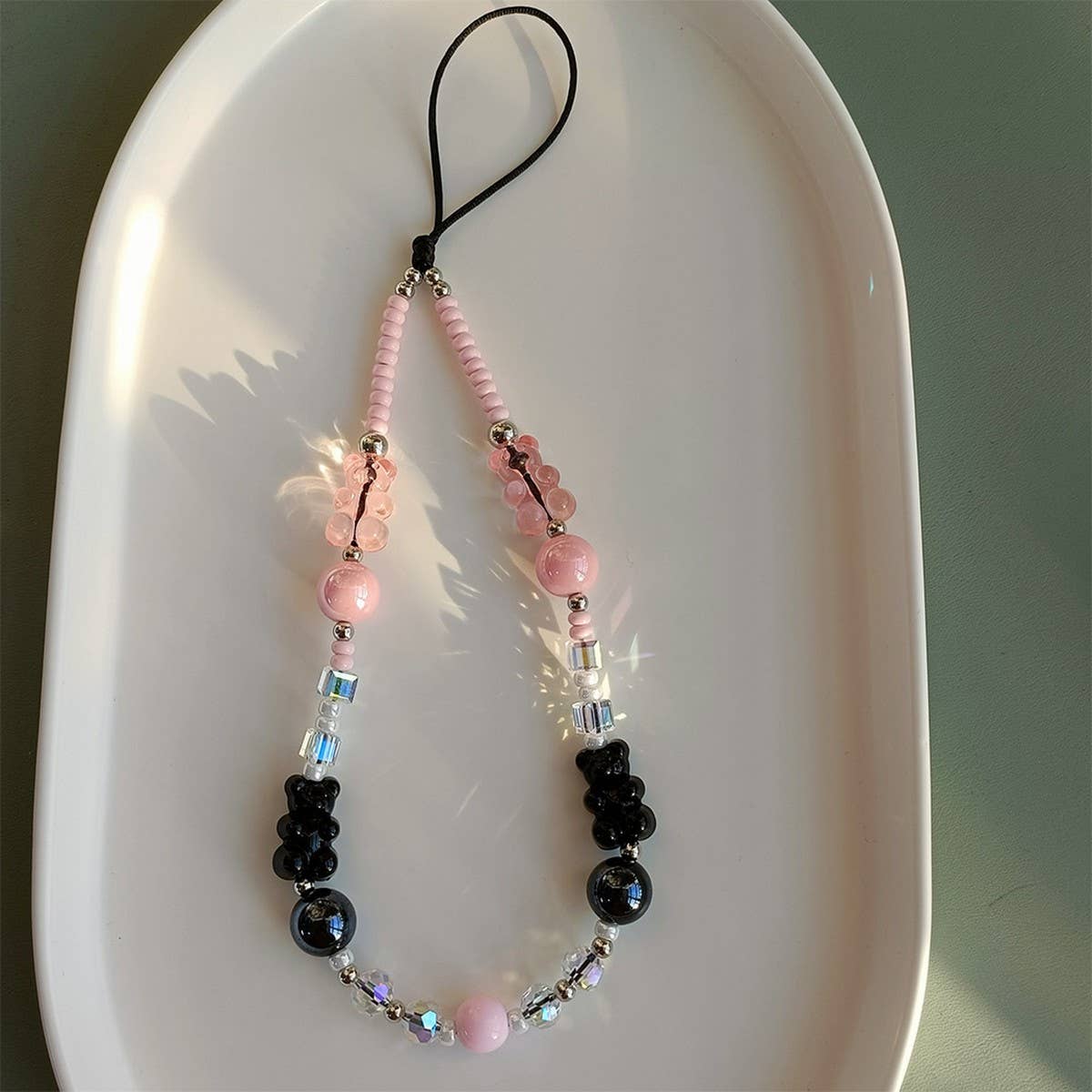 CWMM8709_PERSONALIZED CONTRAST COLOR MOBILE PHONE CHAIN