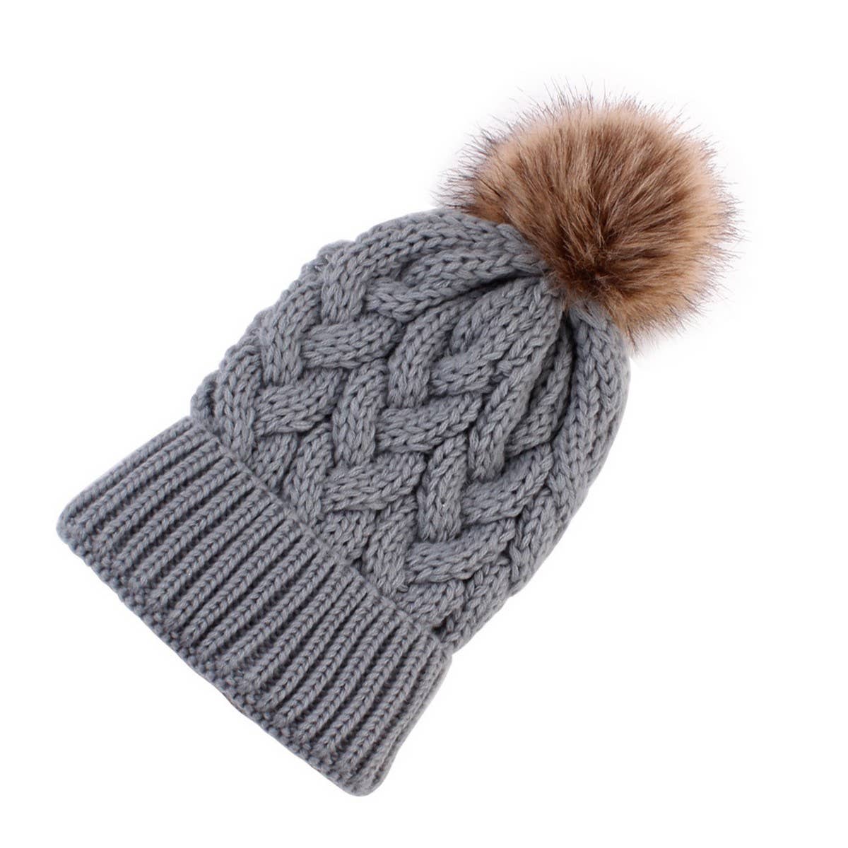 2024 NEW LARGE HEMP FLOWER WARM CHILDREN'S HAT_CWAH1750