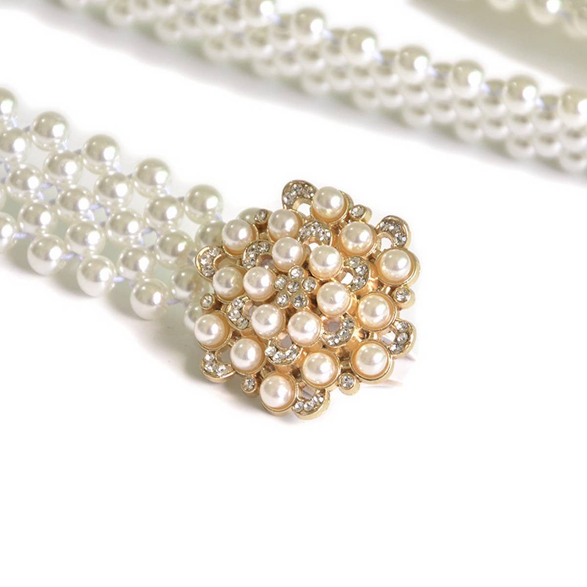 WOMEN'S STRETCH PEARL ELASTIC WAIST CHAIN_CWABE0522