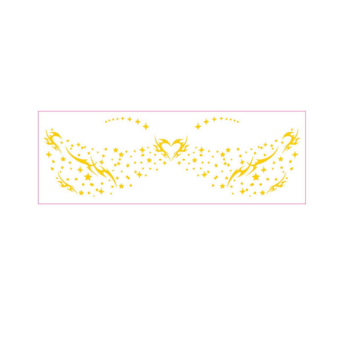 Gold Foil Freckle Tattoo Stickers Waterproof