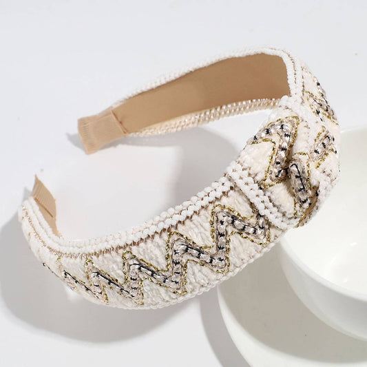 VINTAGE WIDE KNOTTED HEADBAND