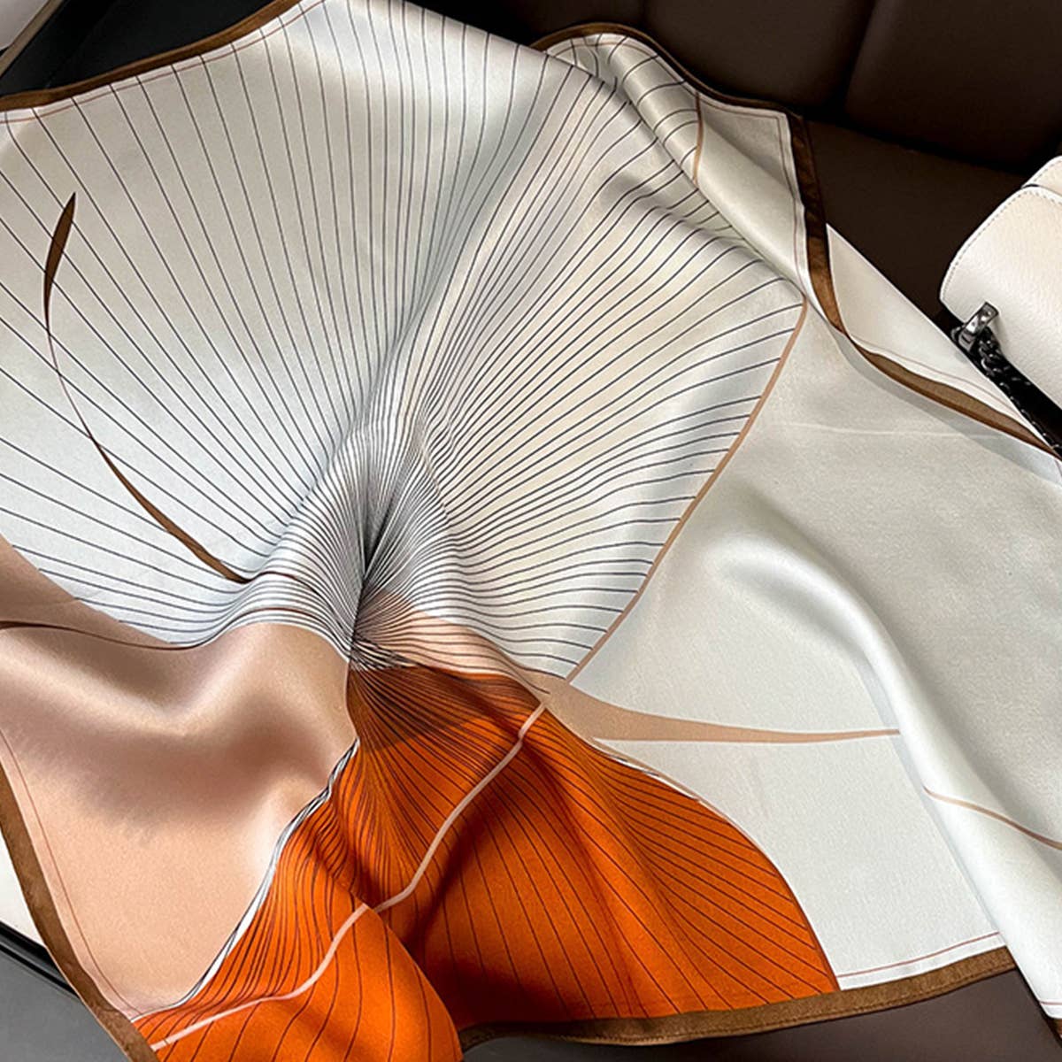 Silk Square Scarf - Elegant Mulberry Wrap