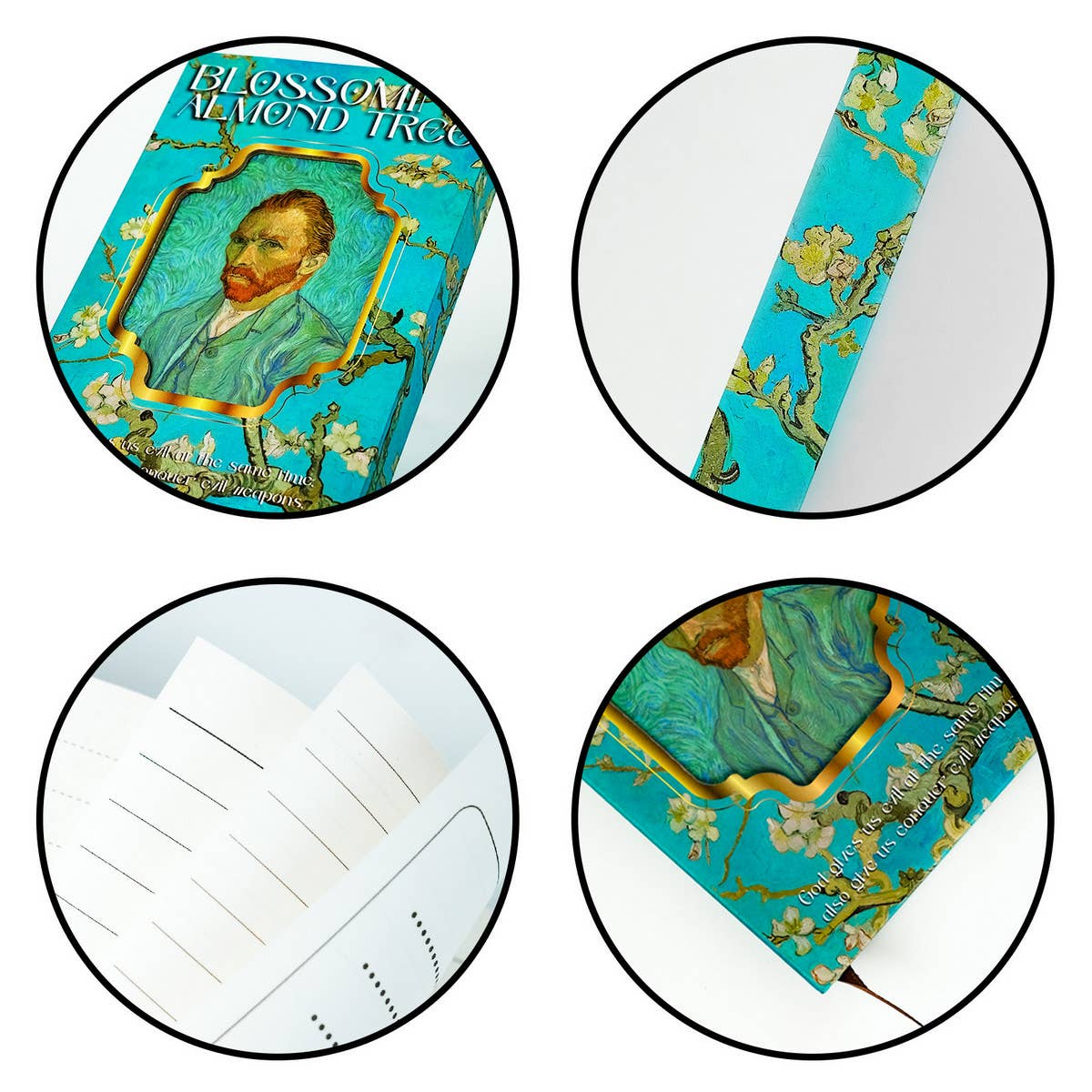 MAGNETIC APRICOT BLOSSOM DIY NOTEBOOK