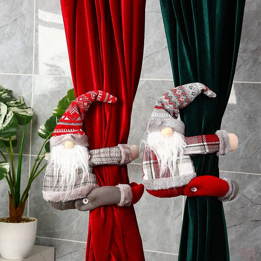 CWABE0200_Christmas Curtain Ties Curtain Buckle Home Decor