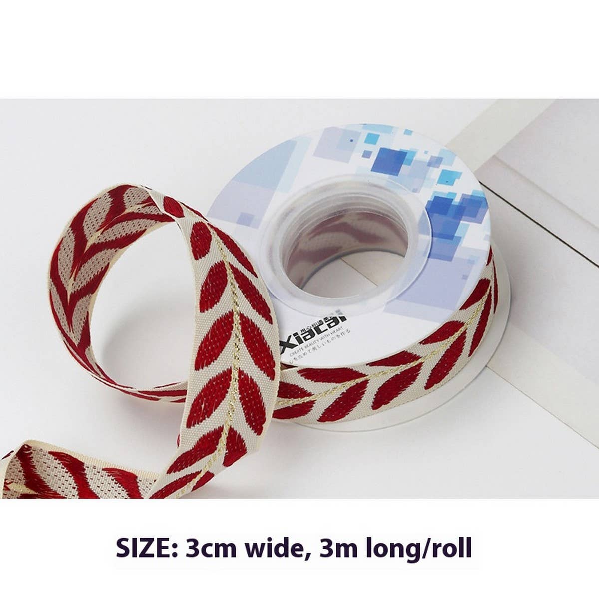 LEAF EMBROIDERY RIBBON EDGING RIBBON RIBBON
