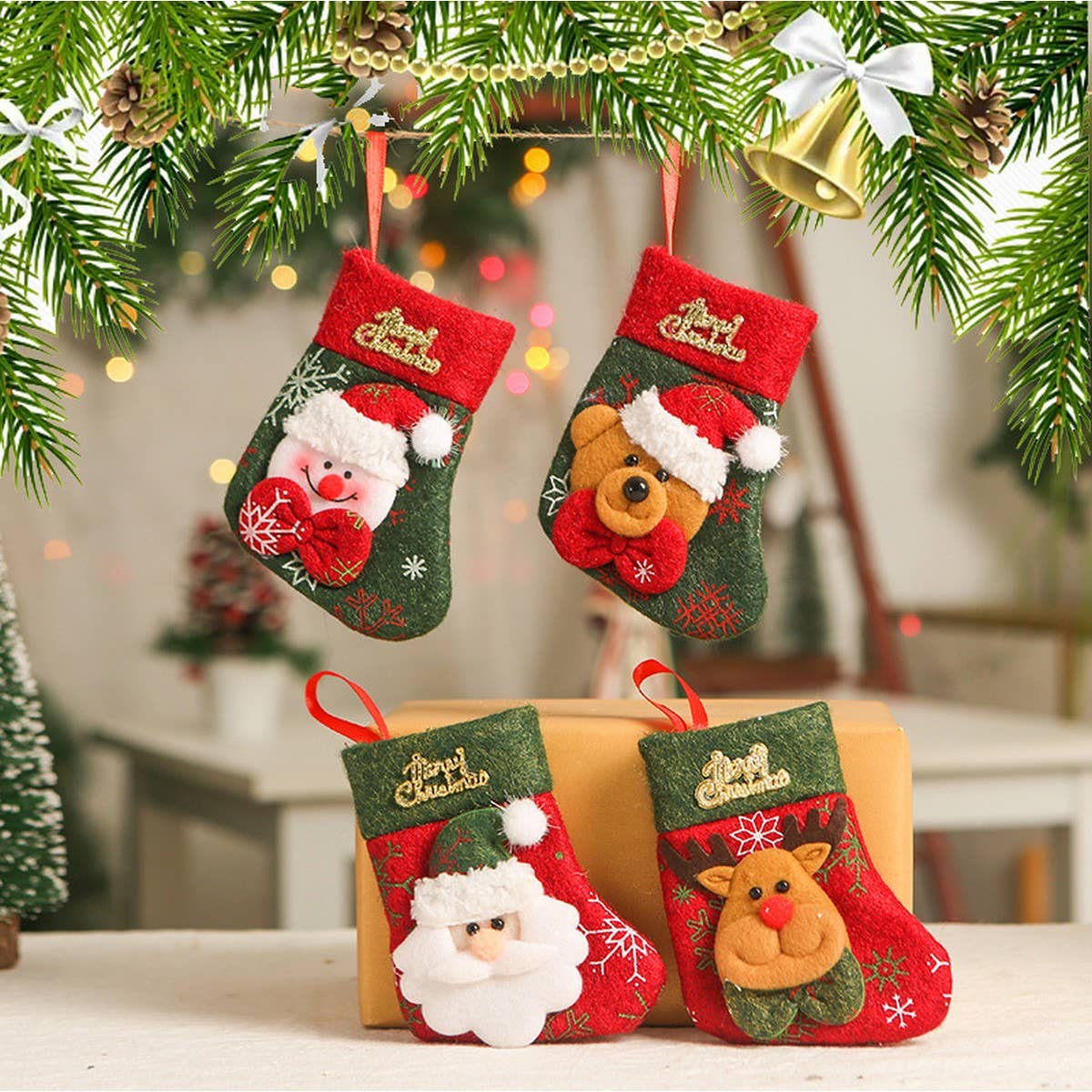 CWMS0923_Christmas Stocking Goodie Bag Hanging Ornament