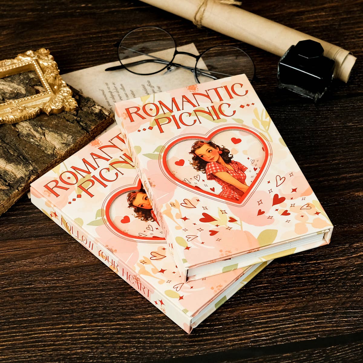 BEST-SELLING ROSE COVER HARD COVER NOTEBOOK_CWMM1848