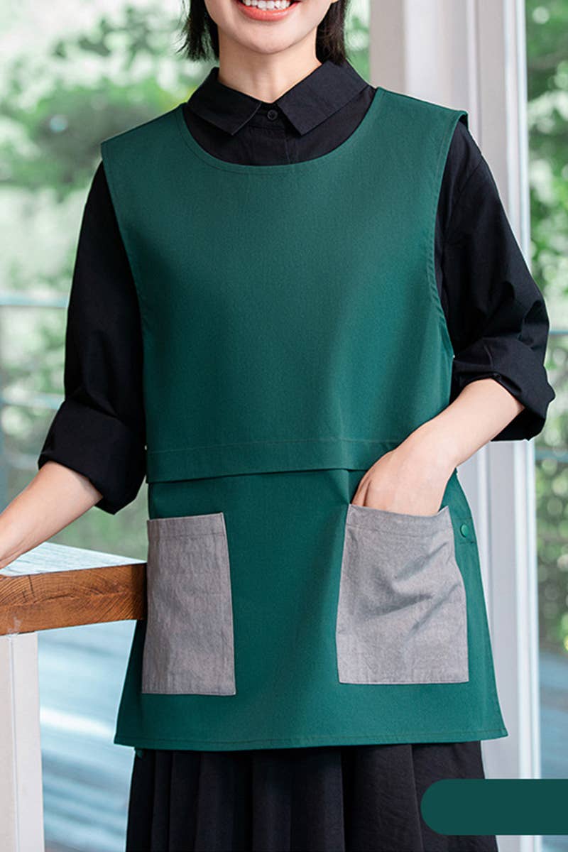 CWMM8276_WATERPROOF AND OIL-PROOF VEST APRON