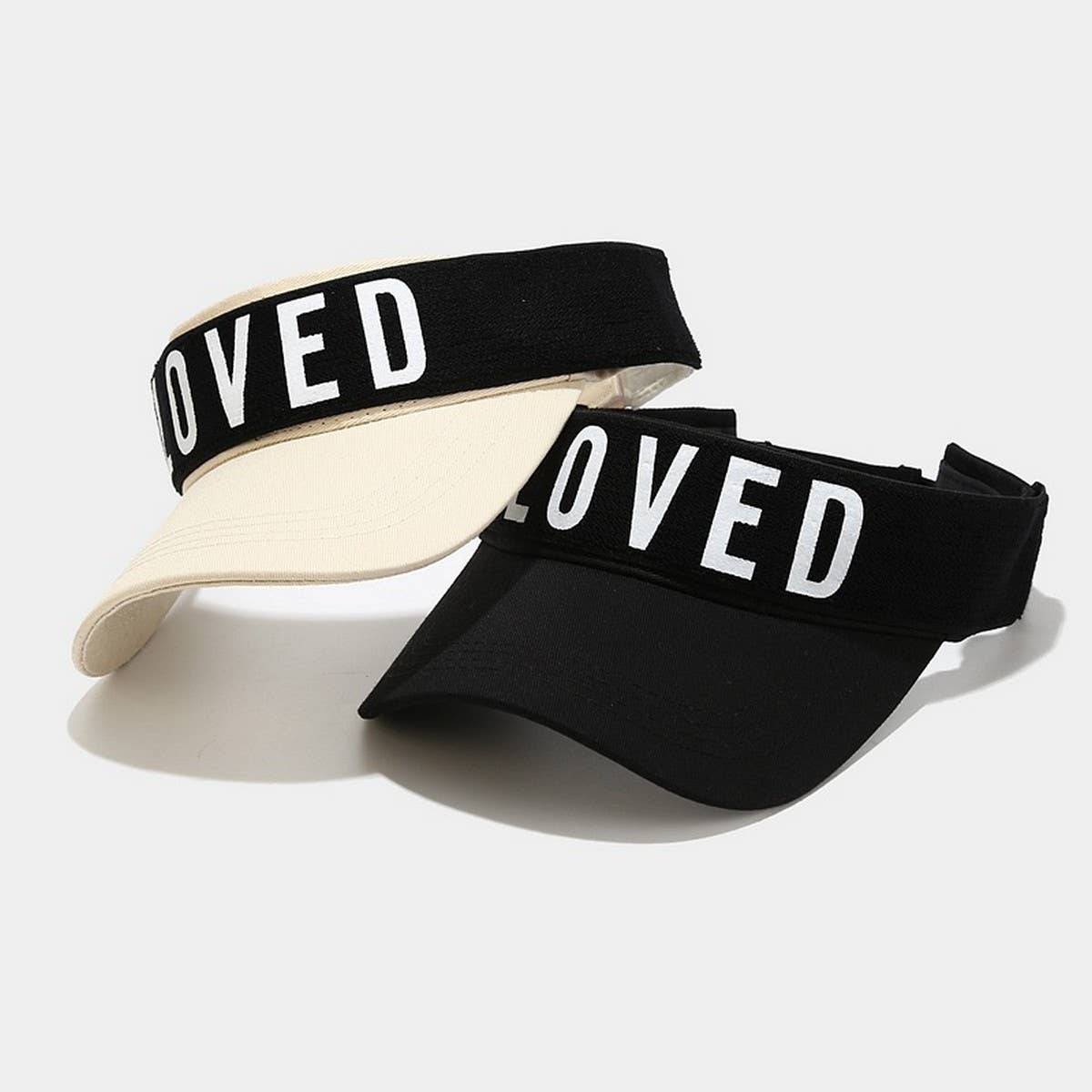 LOVED Printed Visor Cap -Summer Breathable Sun Hat_CWAH3312