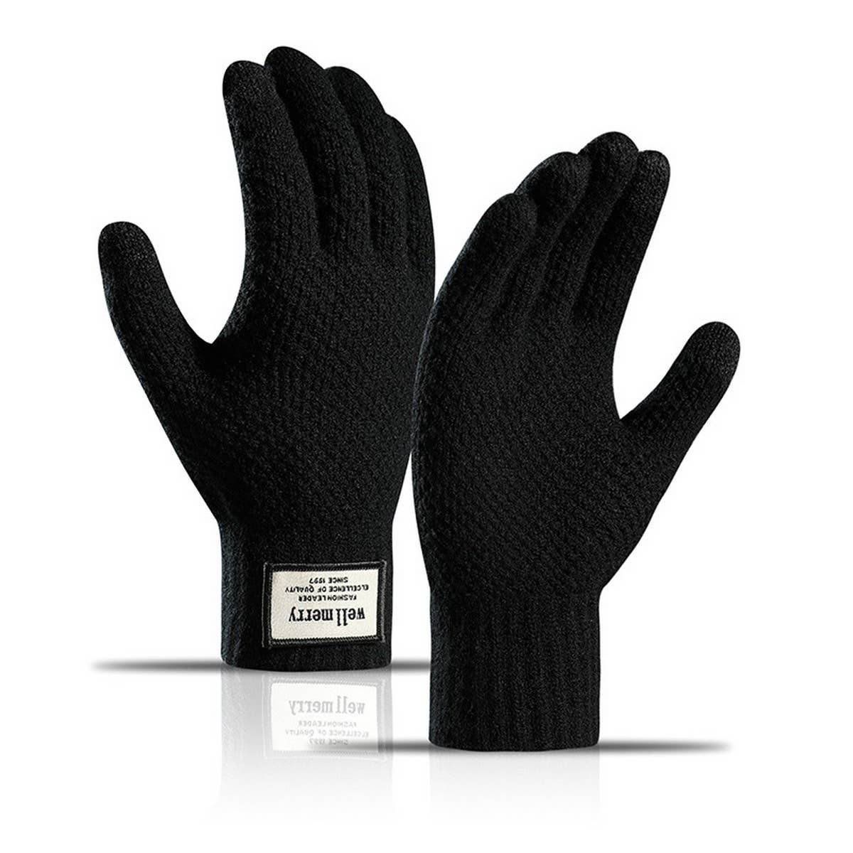 MEN'S AUTUMN AND WINTER THICKENED FLEECE GLOVES