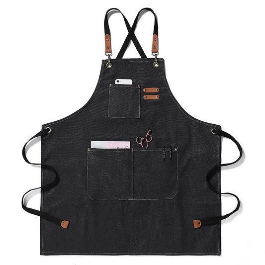 CWAB3996_THICK CANVAS STAIN-RESISTANT DENIM APRON