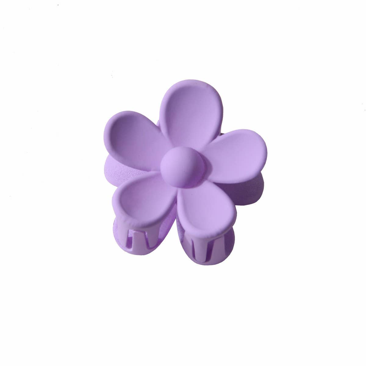 Mini Matte Flower Hair Claw Clip ? Cute Side Clip