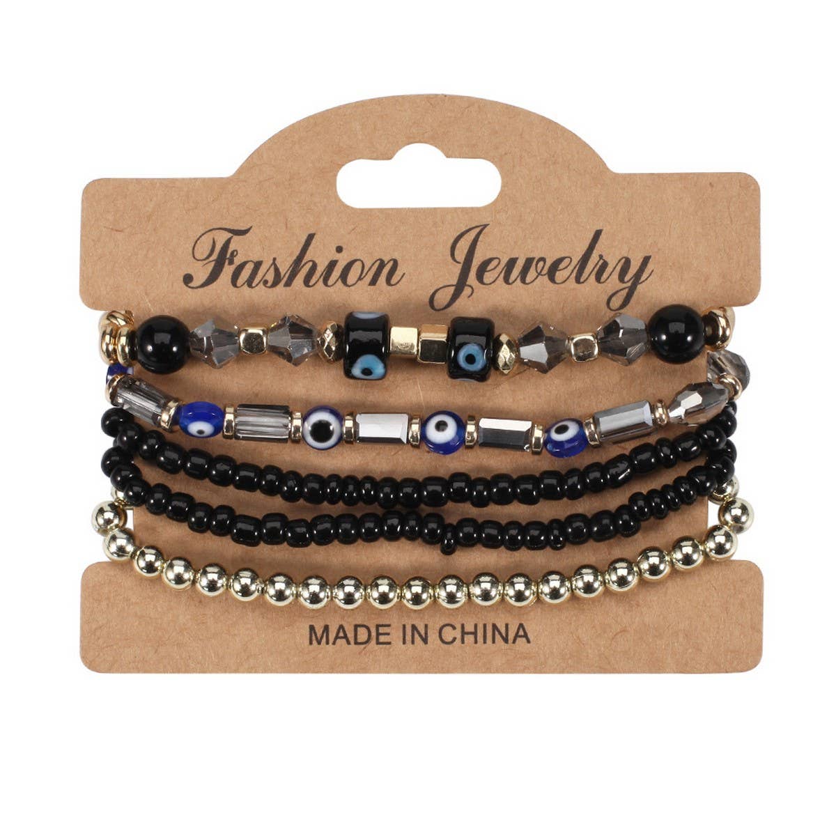 CWAJE05681_BOHO EYE BEADED MULTI LAYER BRACELET FOR WOMEN
