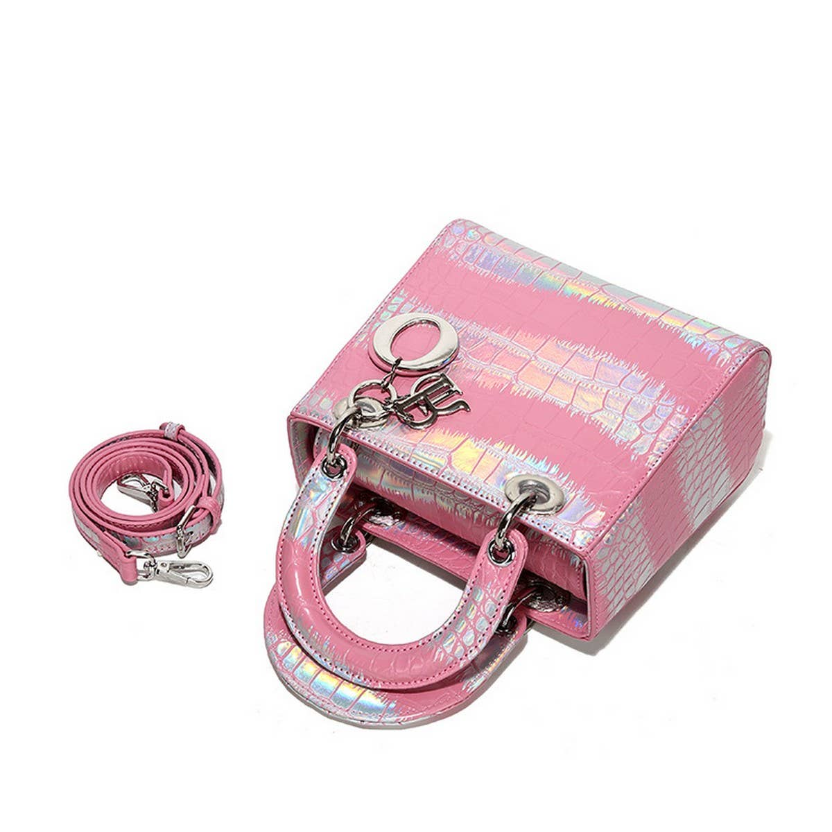 HIGH-QUALITY CROCODILE PATTERN WOMEN'S HANDBAG_CWAB3623