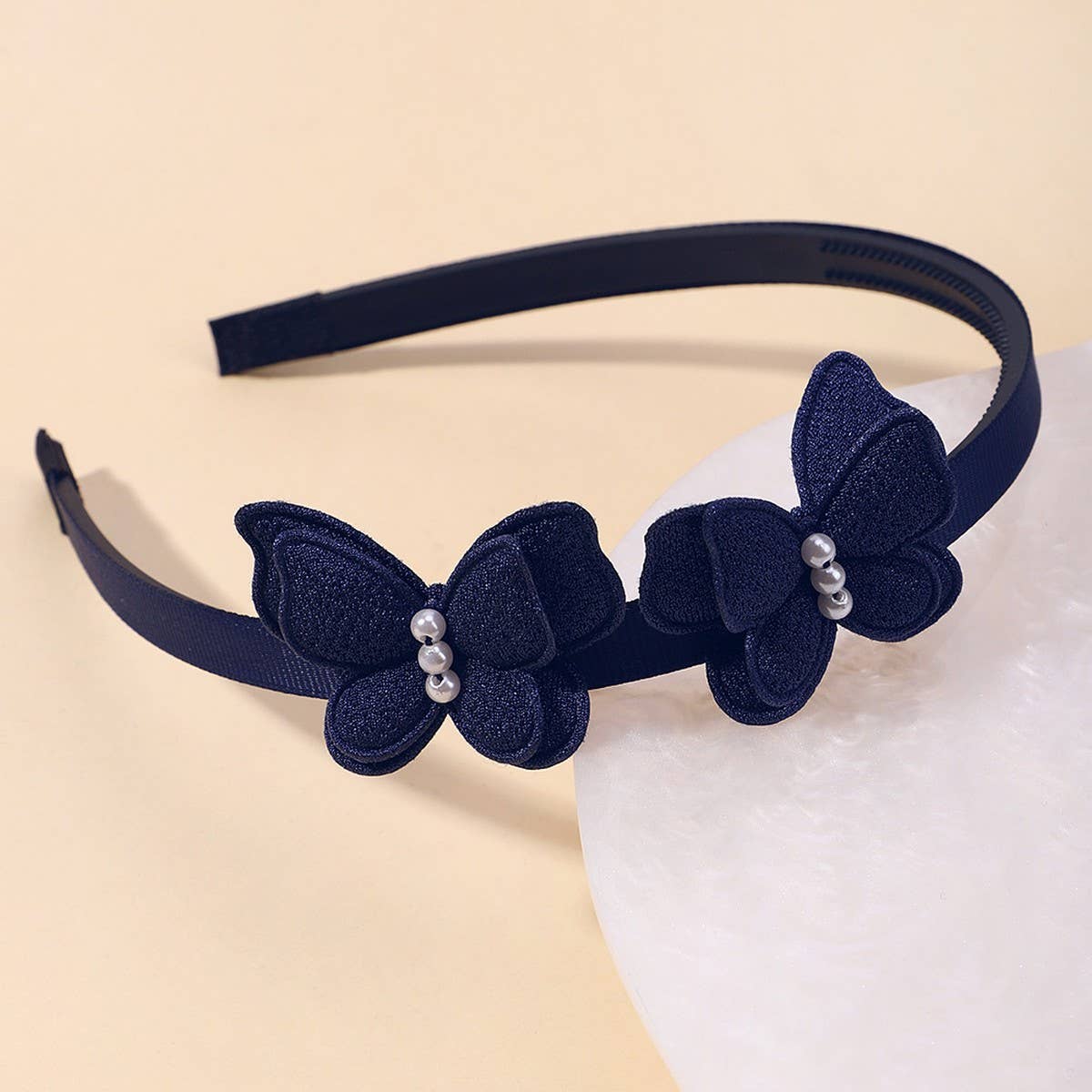 Double-Layer Butterfly Headband ? Candy Colors