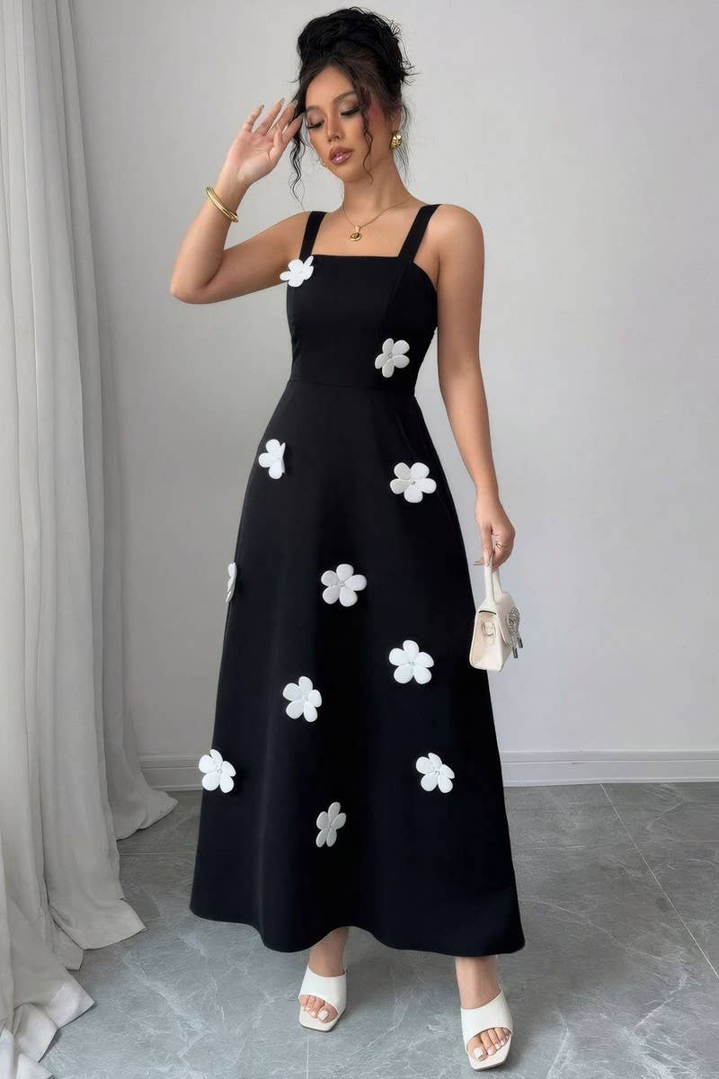 CWDMD6221_3D FLORAL SWEETHEART SPAGHETTI STRAP MAXI DRESS