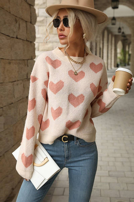 CWOSWL1604_Round Neck Long Sleeve Sweater