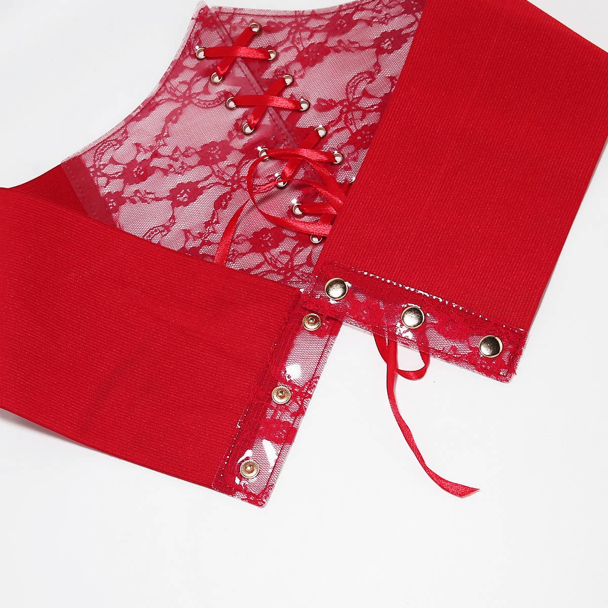 TRANSPARENT LACE ELASTIC BELT GIRDLE BELT_CWABE0271