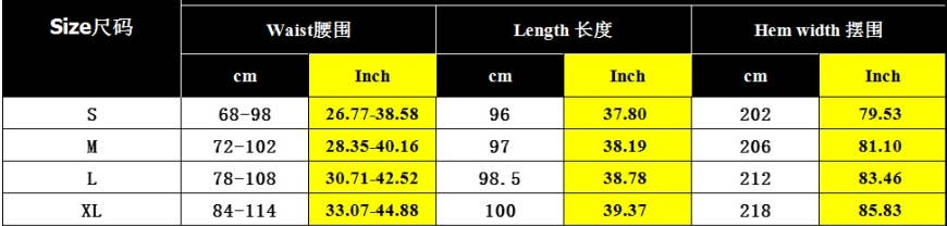 Geometric printed elastic waist patchwork skirt