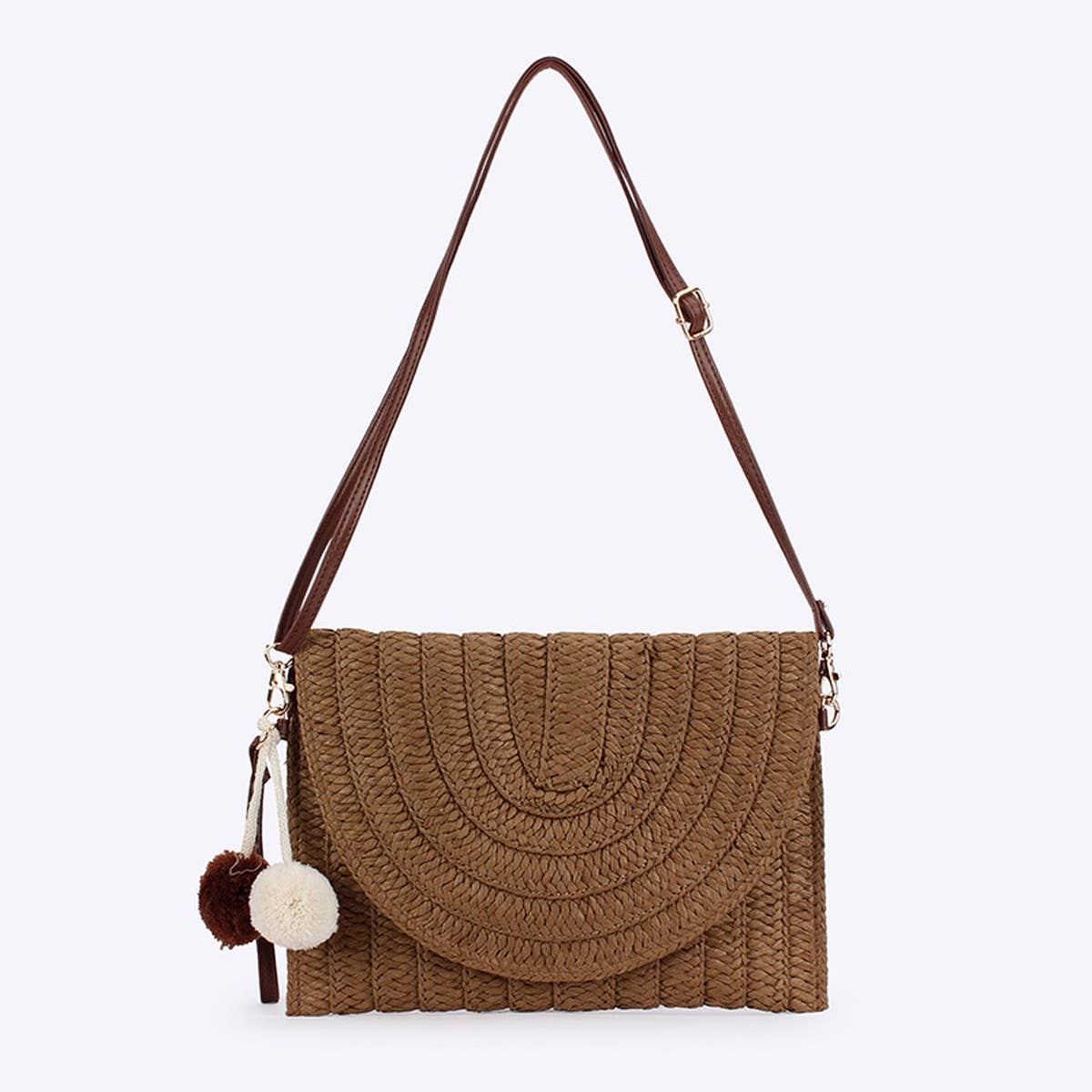 HIGH-END SIMPLE VERSATILE HAND-WOVEN BAG_CWAB4693