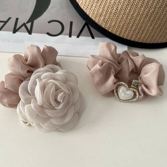 Camellia Hair Claw, Elegant Bun Clip for Back Hair_CWAHA4686