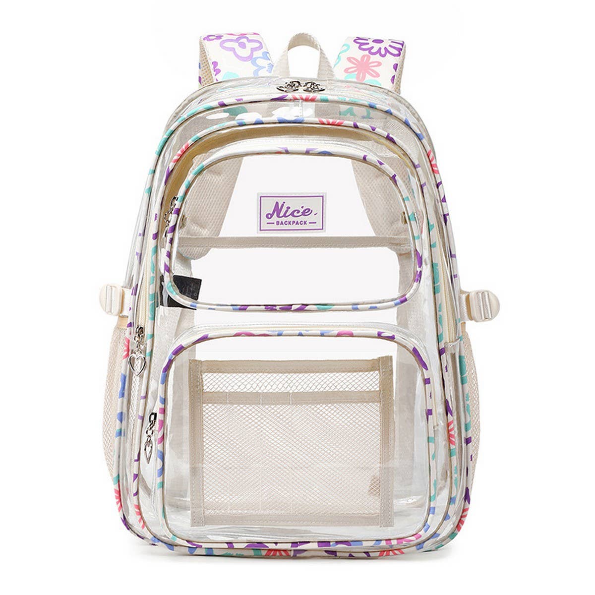 Clear PVC Backpacks for School Teen Girls_CWAB5492