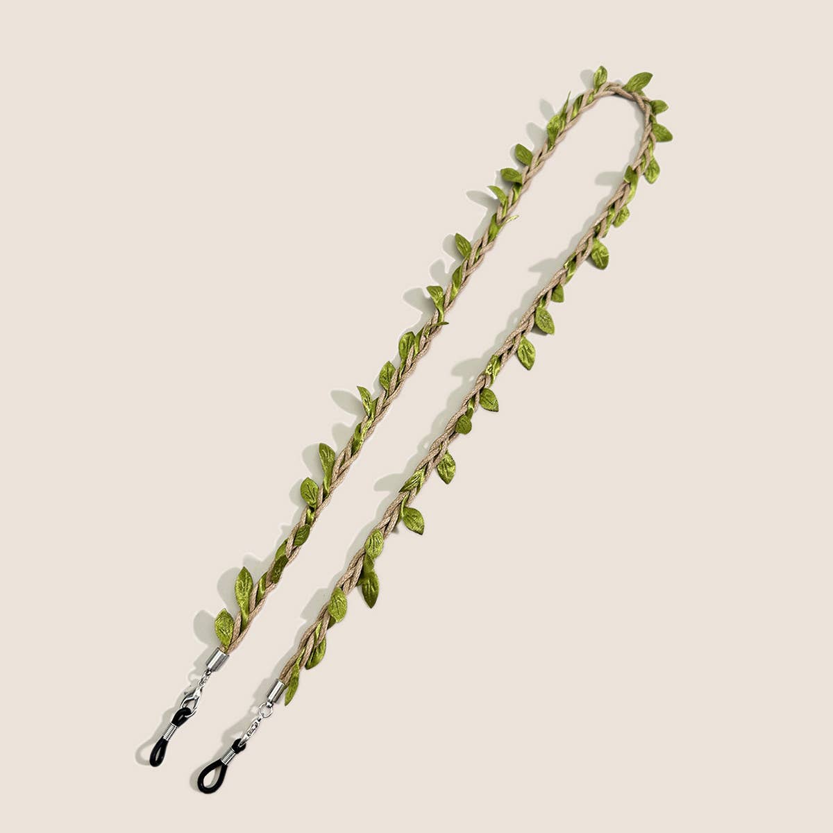 BRAIDED BRANCHES AND LEAVES GLASSES LANYARD_CWMM1159