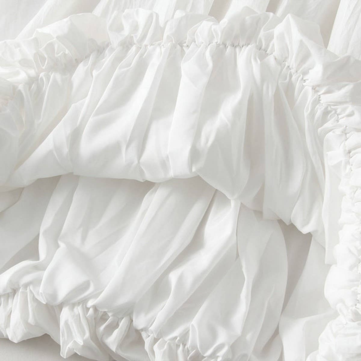 High-Waist Slim Fit Balloon Midi Skirt