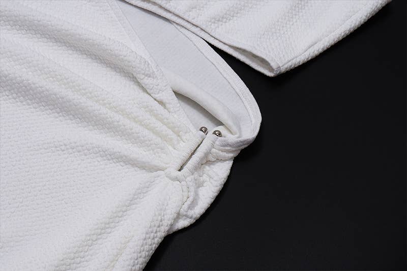 Asymmetrical Cutout Slit Bodycon Dress