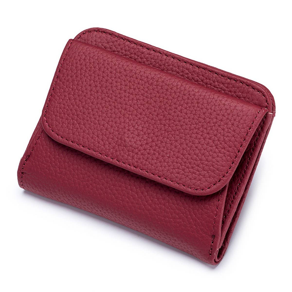 Trendy Soft Leather Short Wallet for Women_CUAB00365