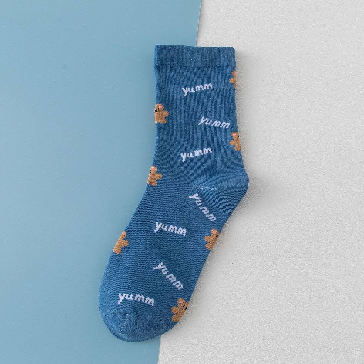 NEW COTTON BREATHABLE BEAR MIDDLE TUBE SOCKS