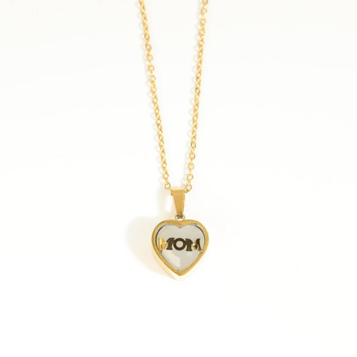 STAINLESS STEEL DECEMBER ZIRCON NECKLACE_CWMM3821