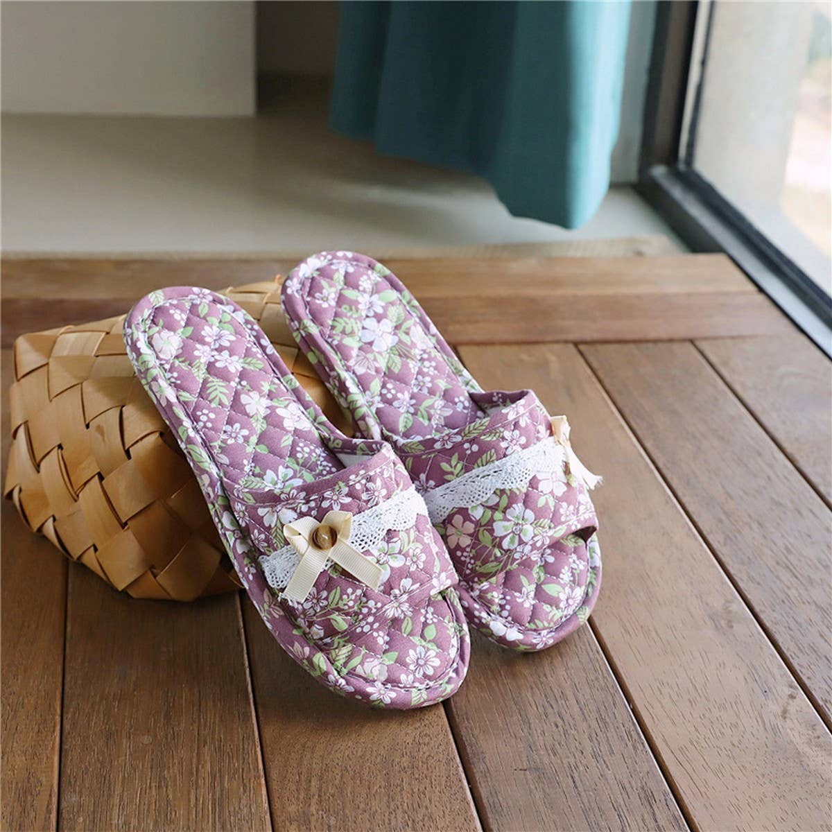 Linen Indoor Slippers for Home & Couple Wear