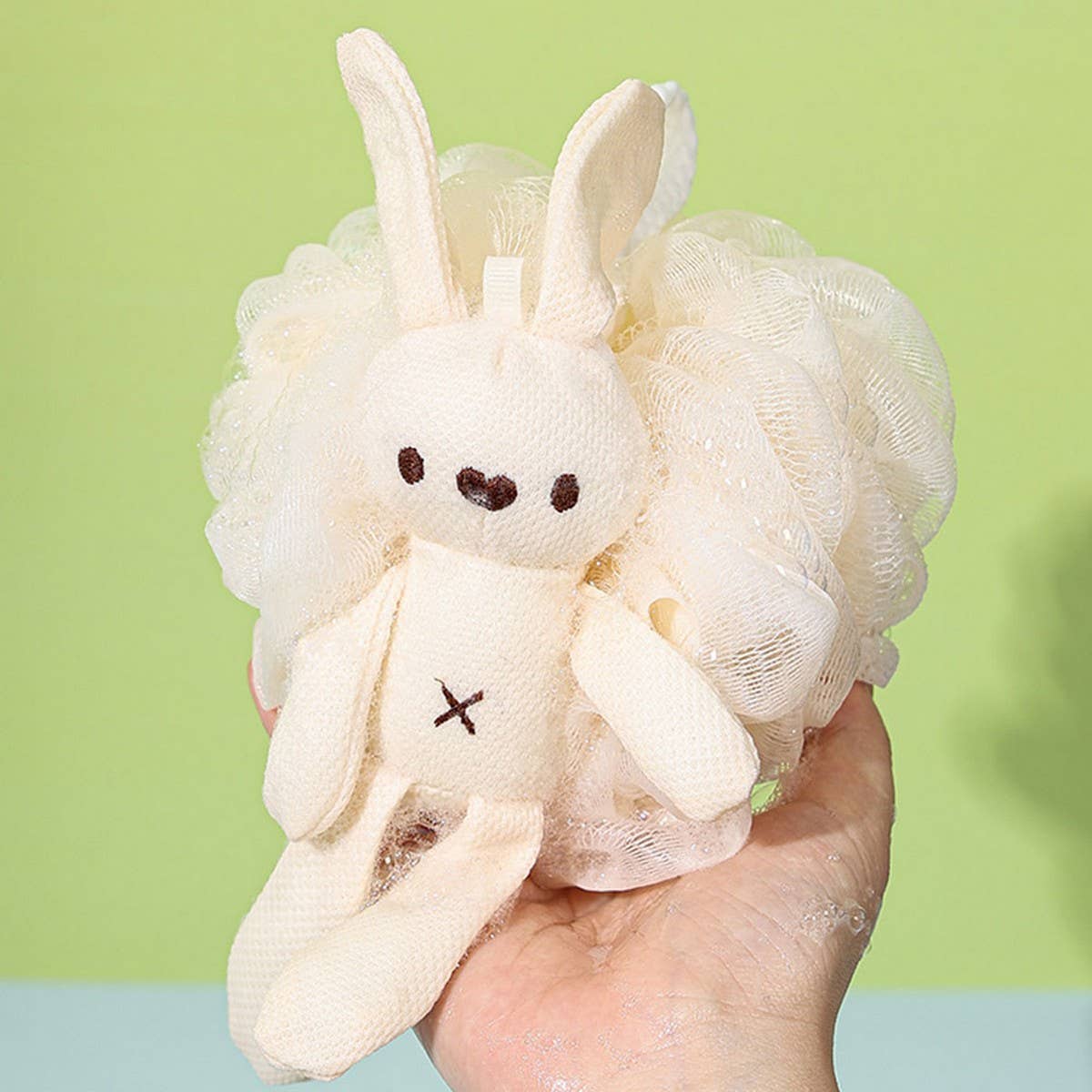 CORN RABBIT BATH BALL CARTOON CHILDREN BATH POUF