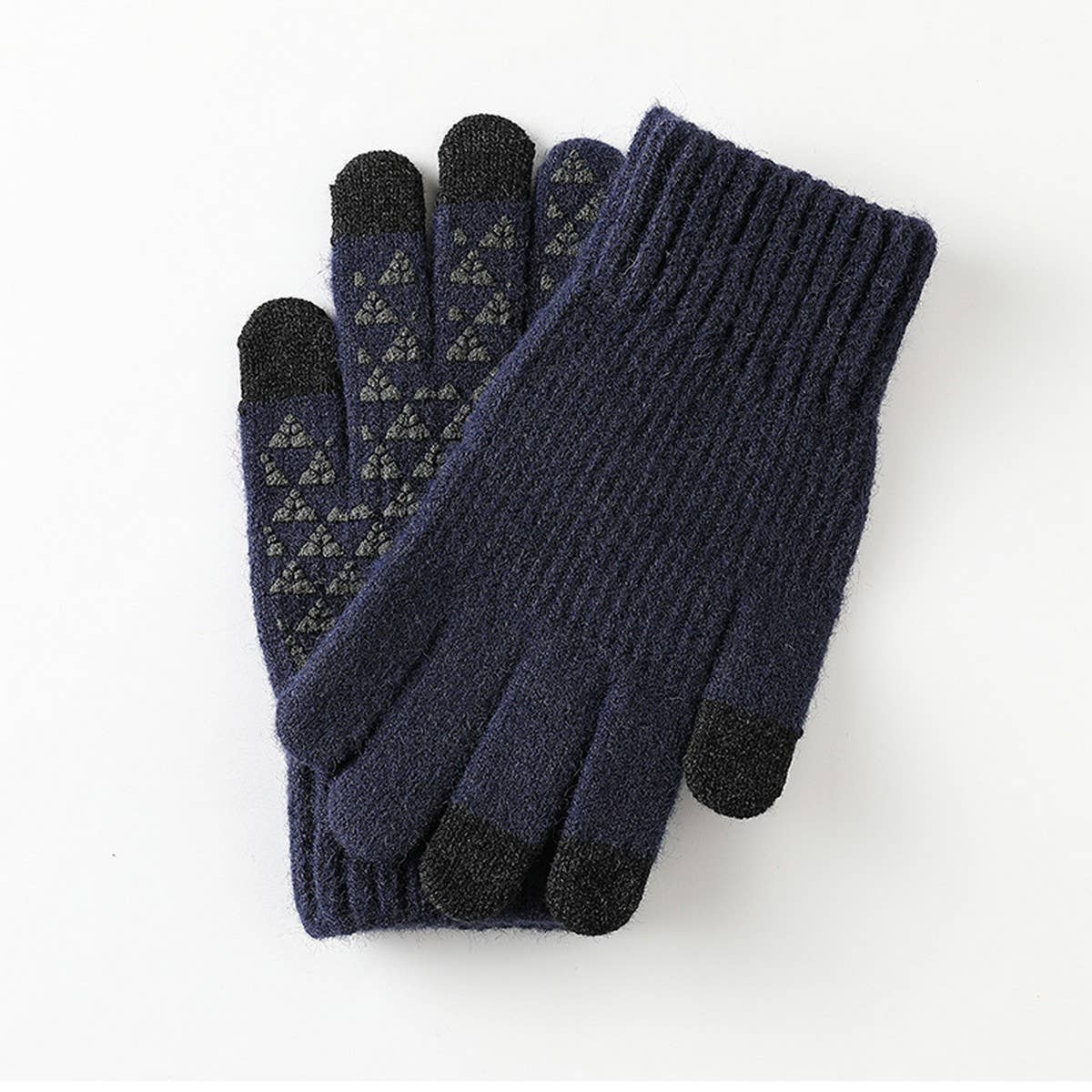 WINTER MEN'S RUBBER TOUCH SCREEN GLOVES
