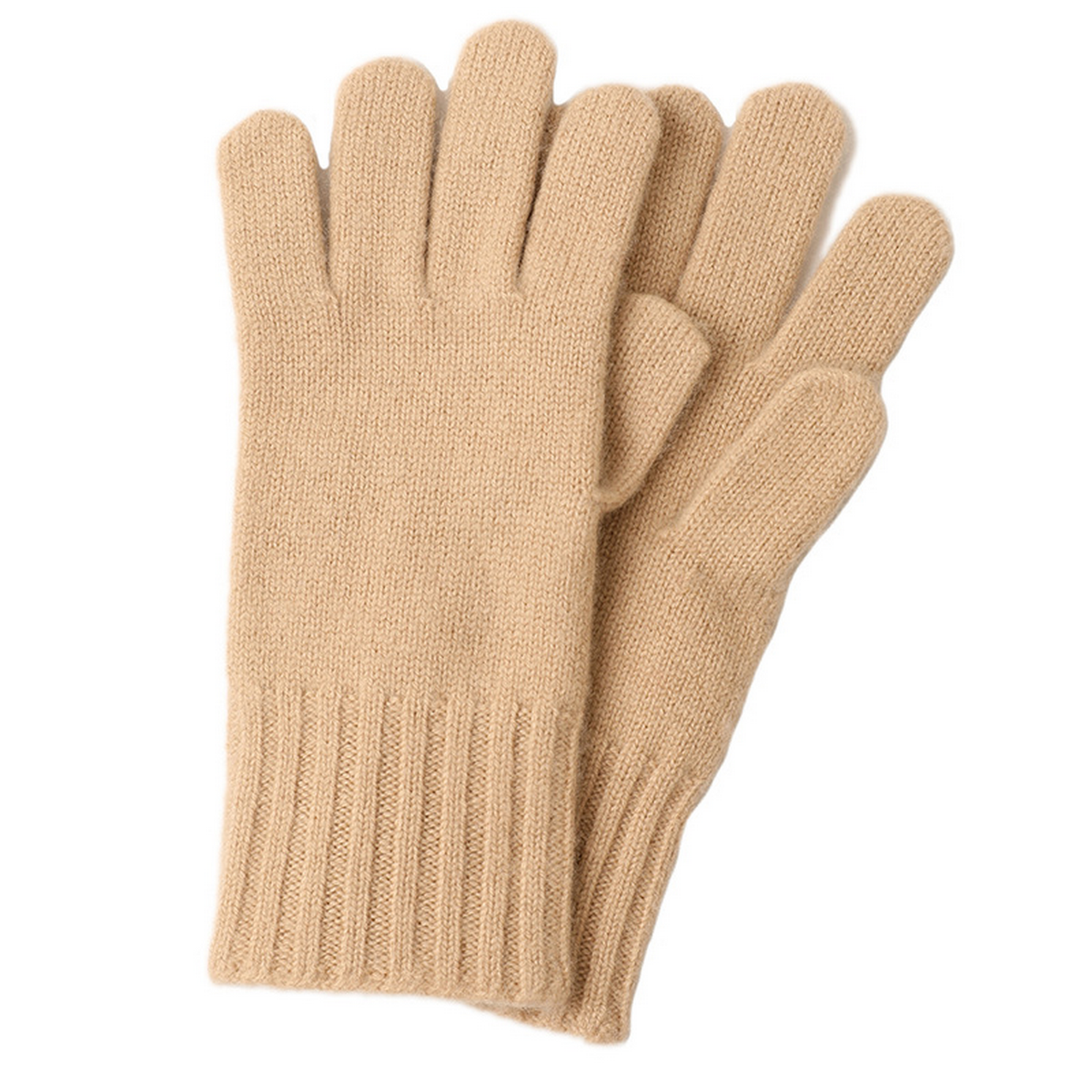 Thick Knit Wool Gloves for Women - Winter Wear_CWAG0527