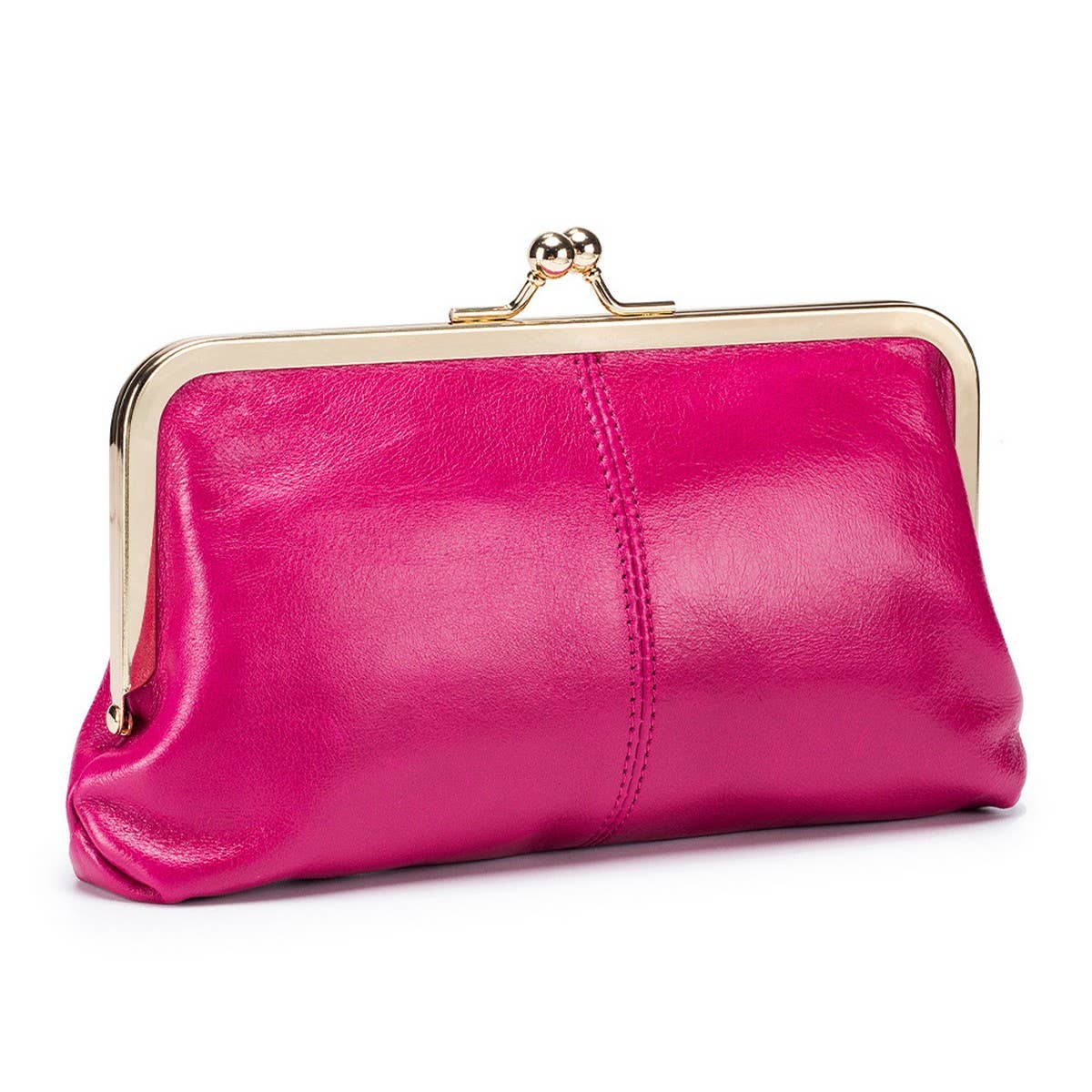 Women's Retro Long Leather Clutch Wallet Purse_CUAB00325