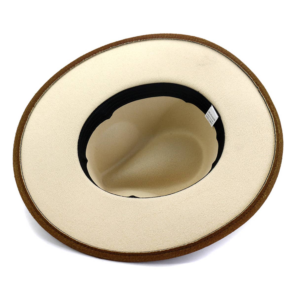 WOMEN MINIMALIST WARM COLOR MATCHING PANAMA HAT_CWAH0713