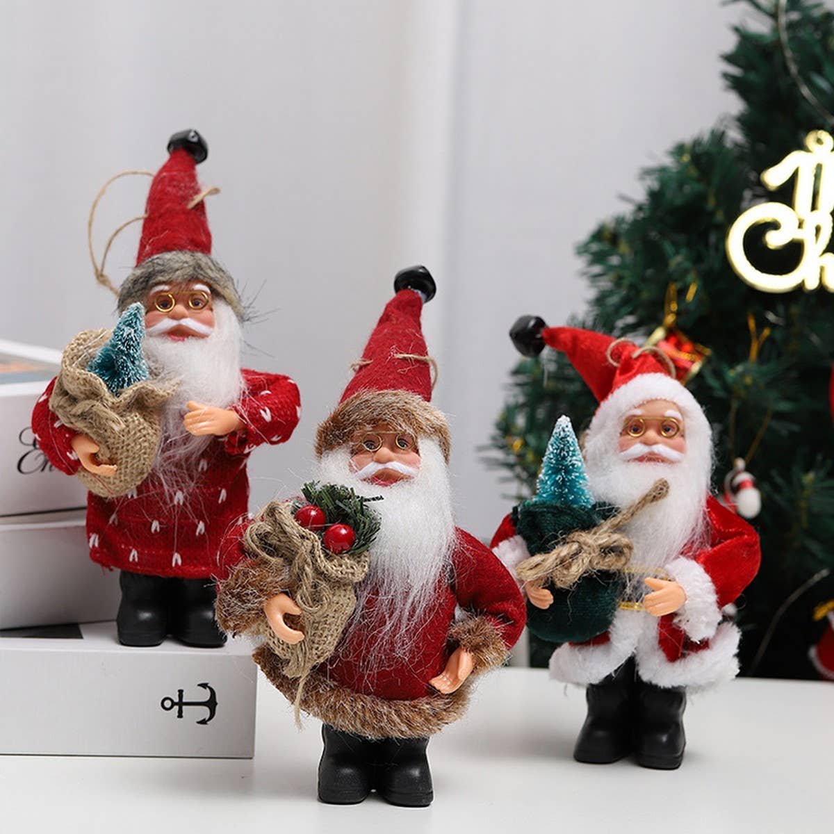 SANTA CLAUS DOLL PENDANT CHRISTMAS DECORATIONS
