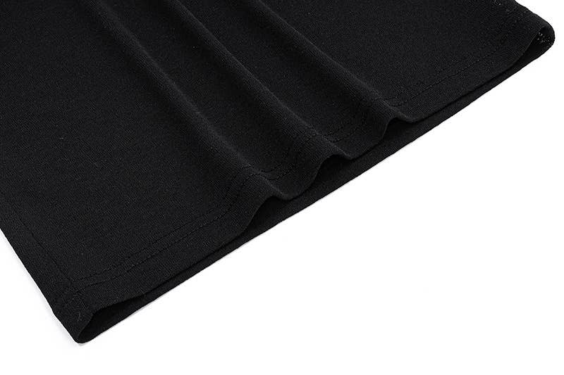 Sexy V-Neck Backless Solid Color Slim Fit T-Shirt