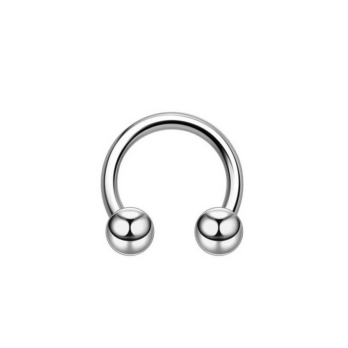 C-Shaped Ball Lip Ring Stainless Steel Piercing_CWMM9586