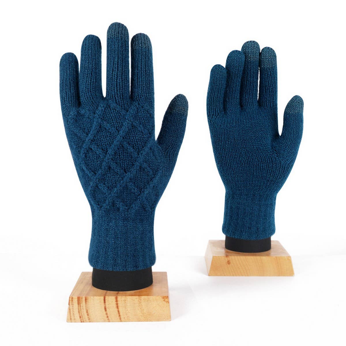 SOLID COLOR WARM TOUCH SCREEN KNITTED GLOVES_CWAG0388